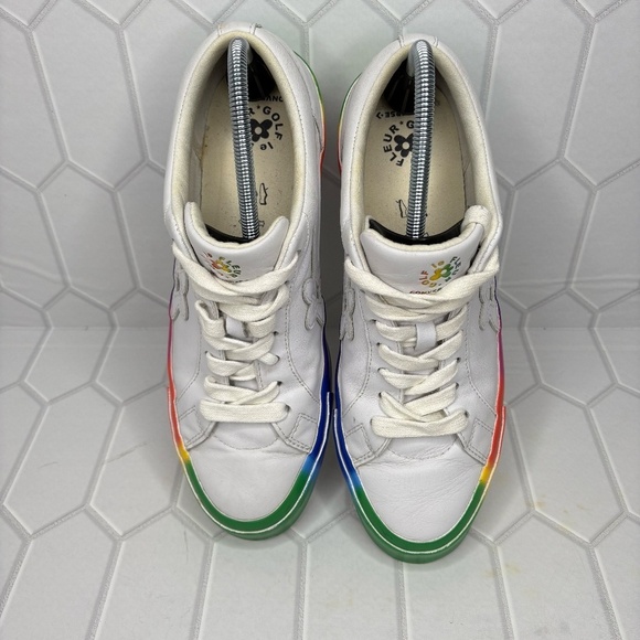 Converse All Star Men's Golf Le Fleur x One Star Ox Rainbow Size 10 - Picture 3 of 11